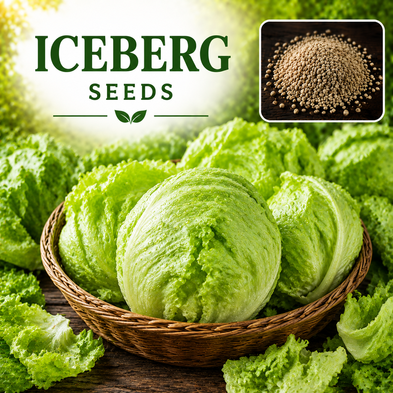 Iceberg (آئس برگ سلاد) 50+ Seeds