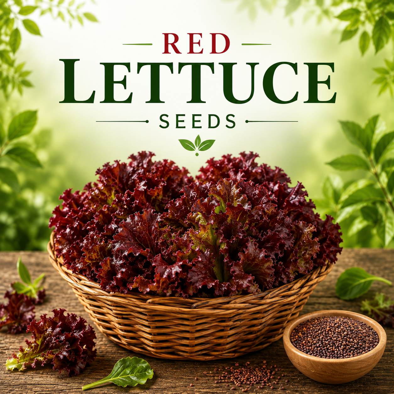Red Lettuce (لال سلاد) 50+ Seeds