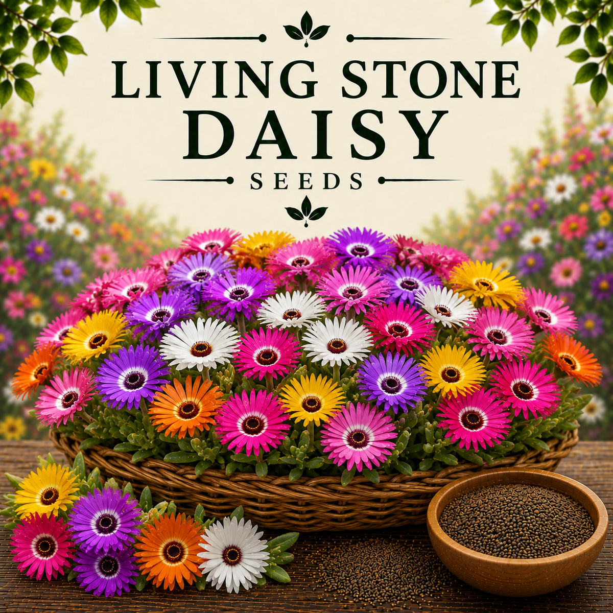 Living Stone Daisy 50+ Seeds