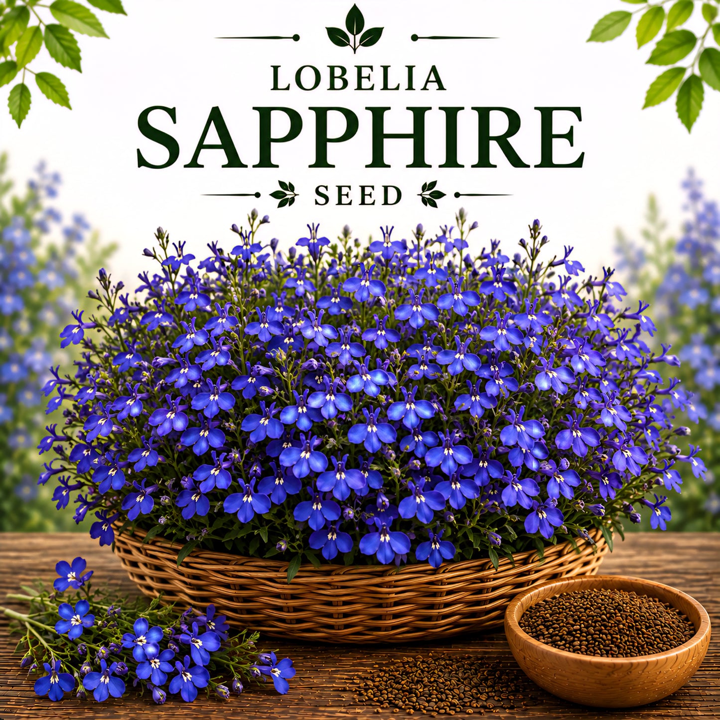 Lobela Sapphire 70+ Seeds