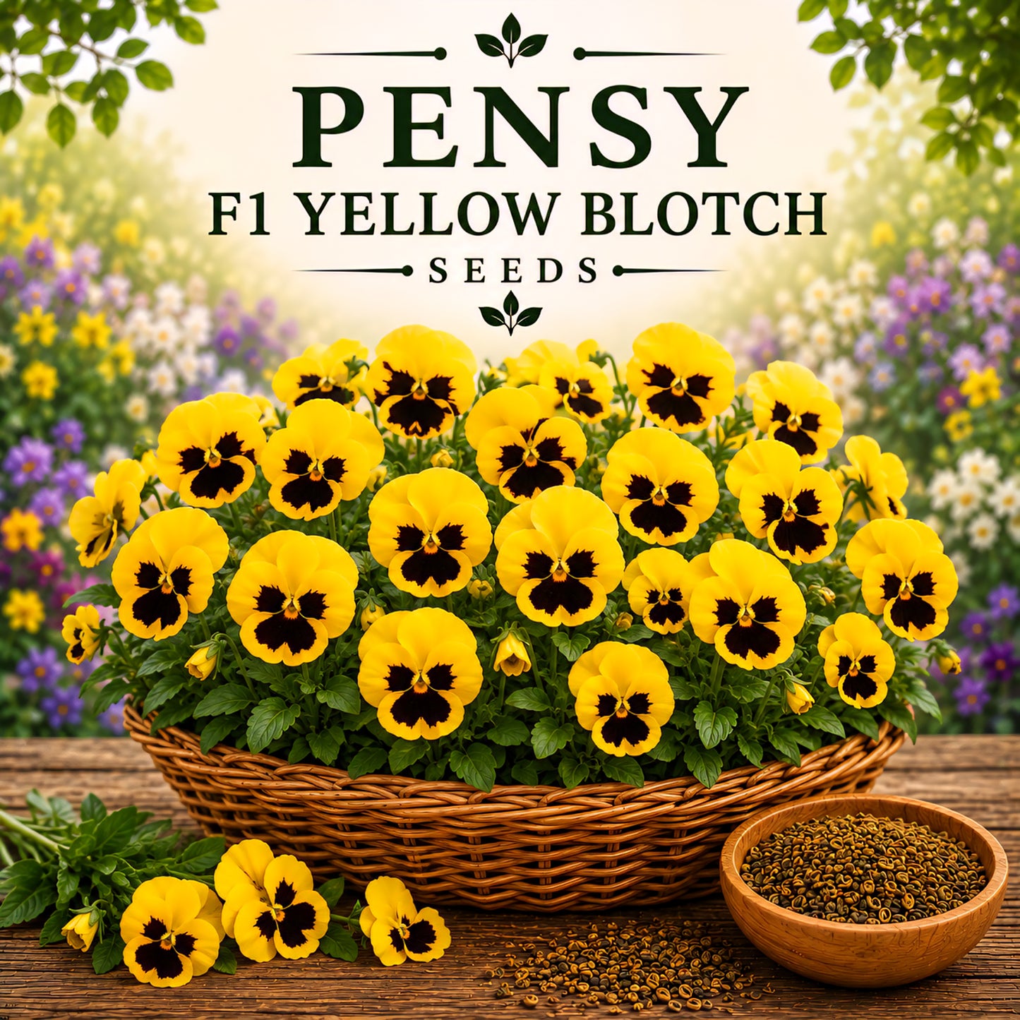 Pensy F1 Yellow Blotch 40+ Seeds