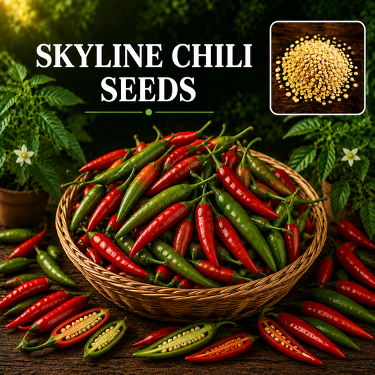 F1 Hybrid Skyline Chili (سکائی لائن مرچ) 15 Seeds