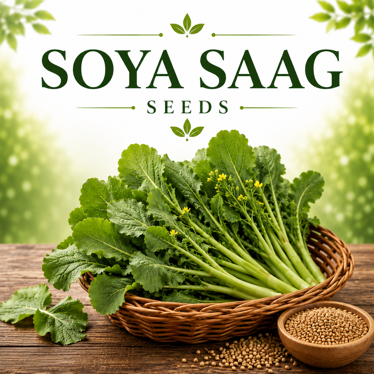 Soya Saag 500+ Seeds