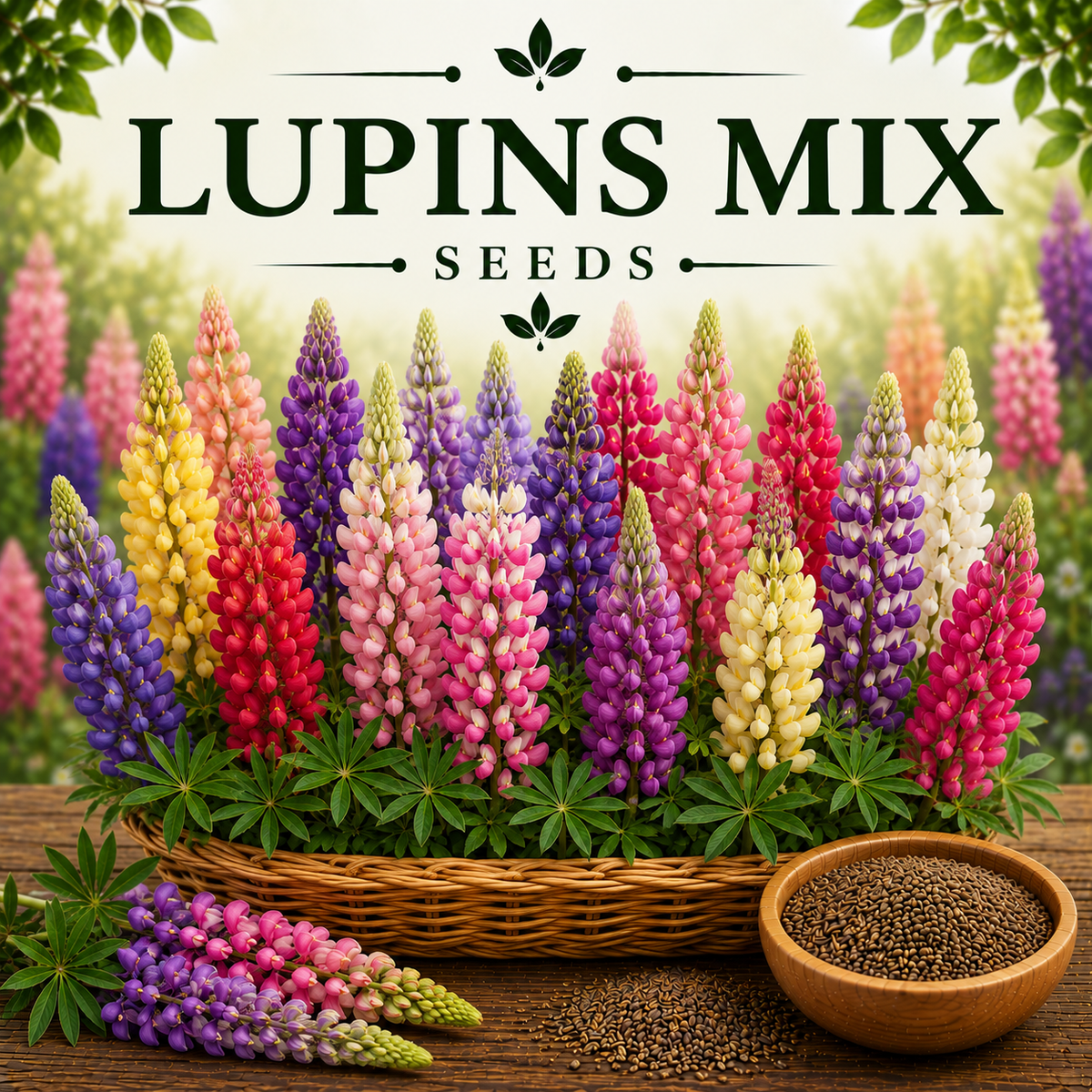 Lupins Mix 15+ Seeds
