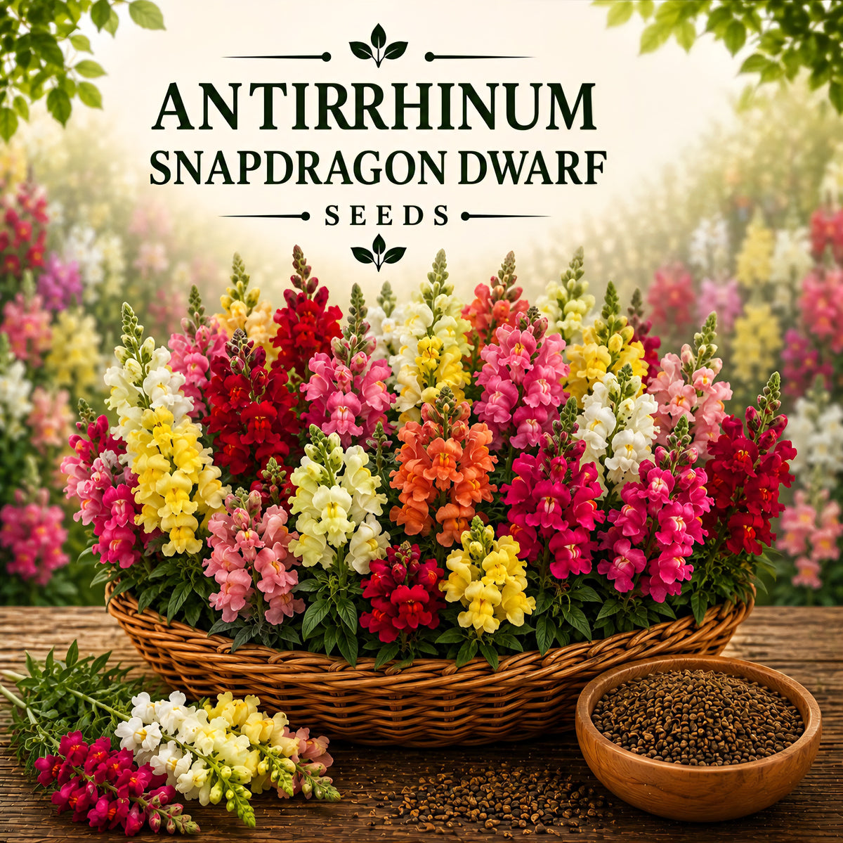 Antirrhinum snapdragon dwarf 50+ Seeds